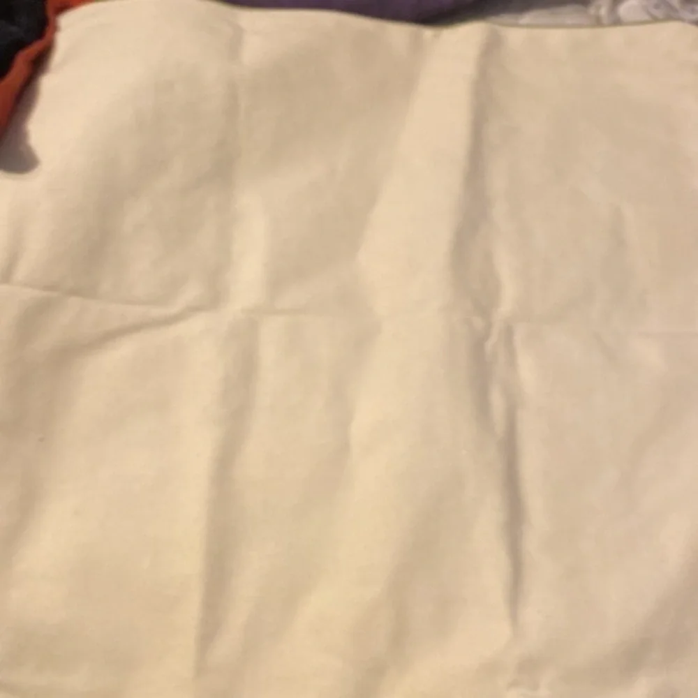 Floral pillow cover.